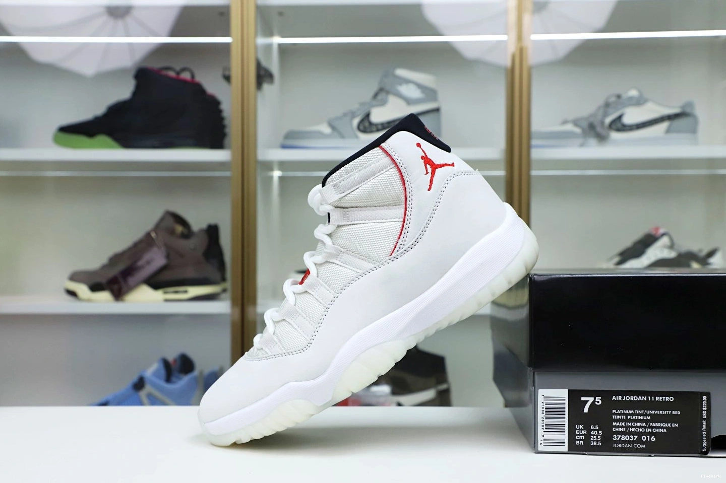 XI AIR JORDAN TINT PLATINUM RETRO 11 0726